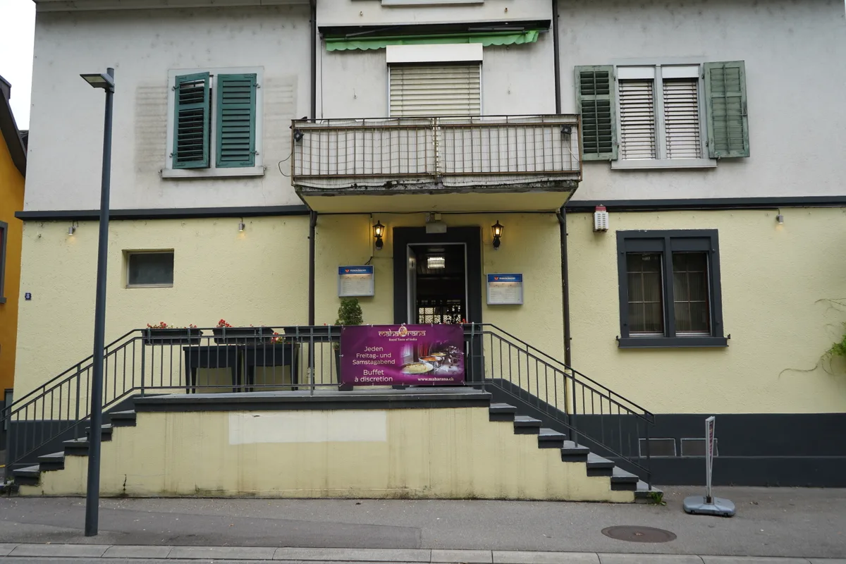 Das Restaurant von aussen.